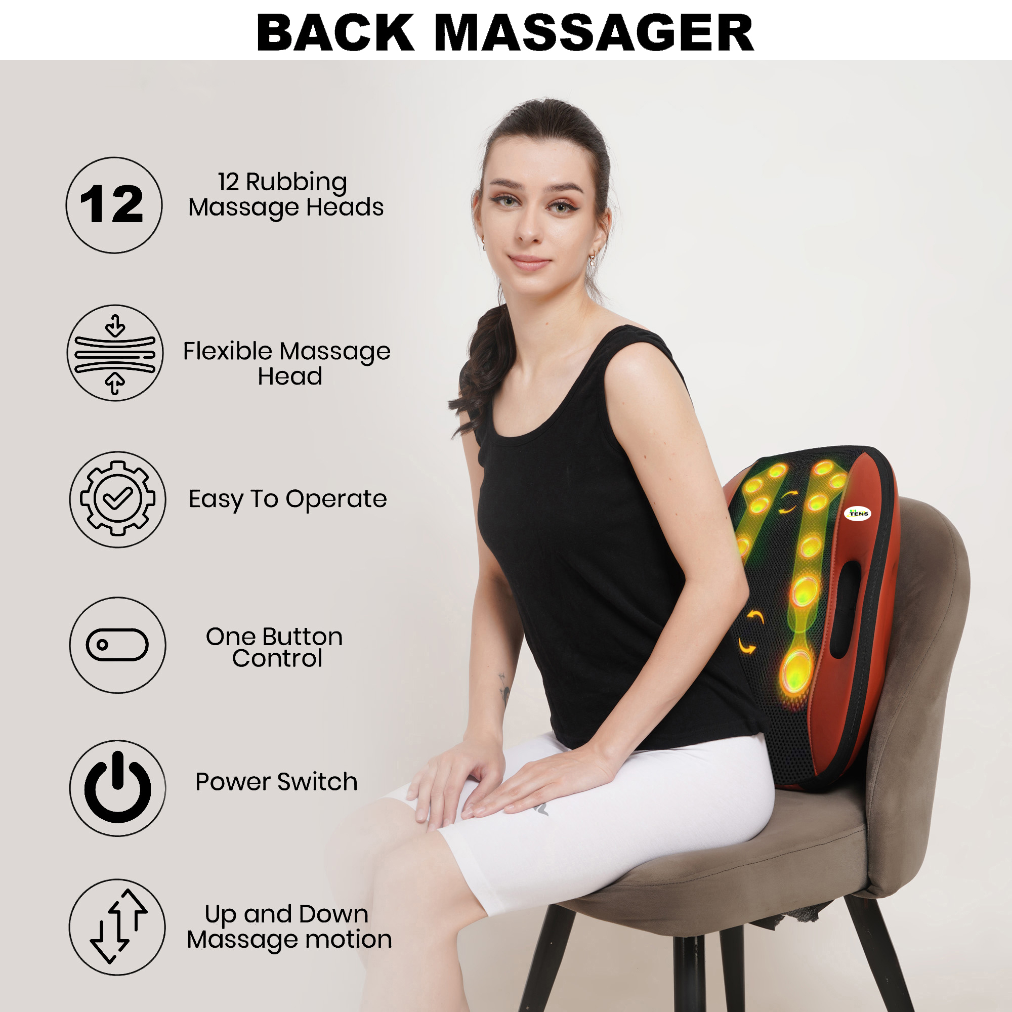 Shiatsu Back Massage Cushion - Gallery