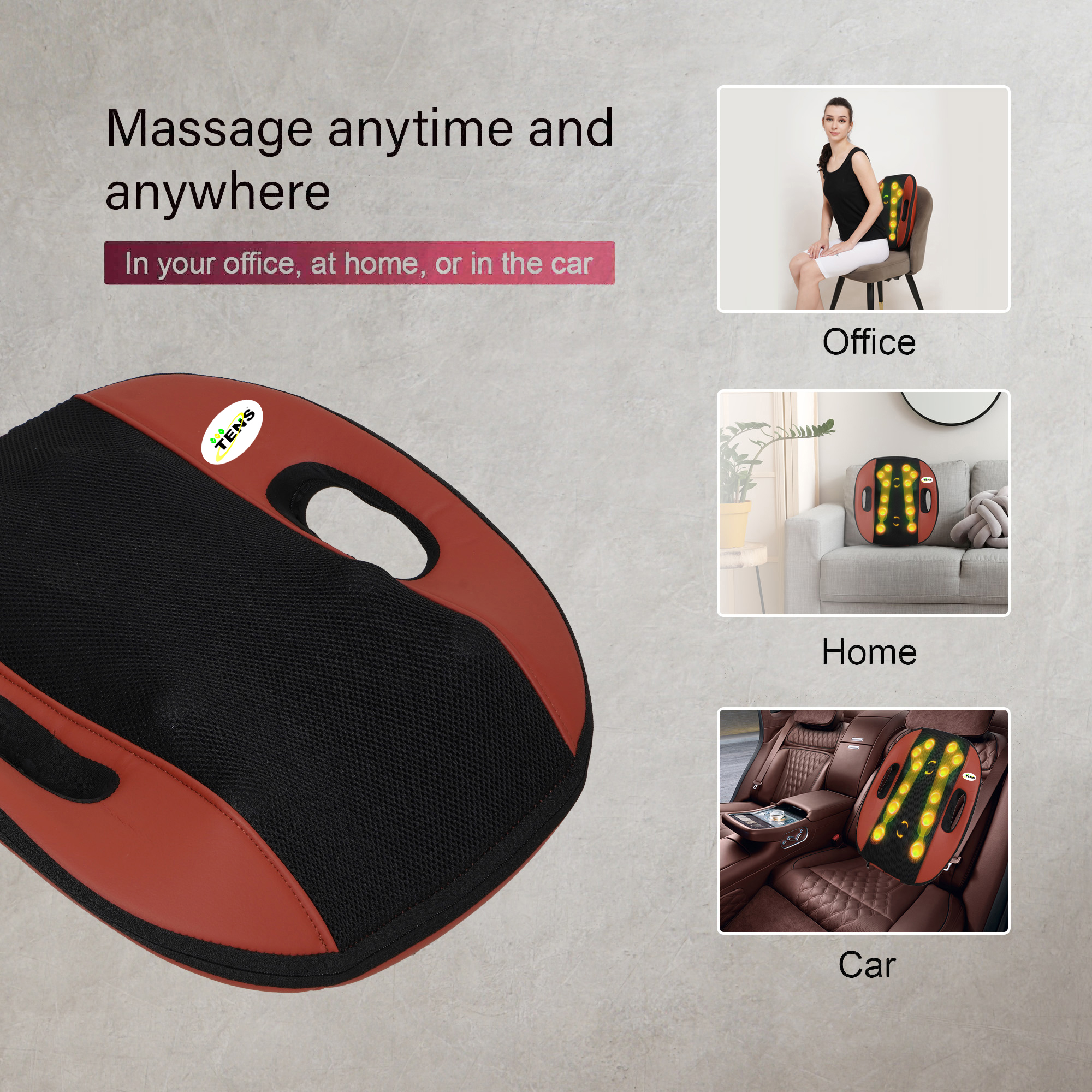 Shiatsu Back Massage Cushion - Gallery