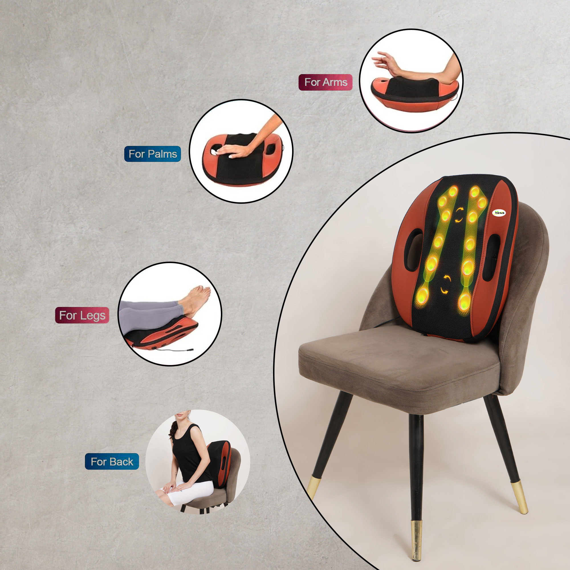 Shiatsu Back Massage Cushion - Gallery