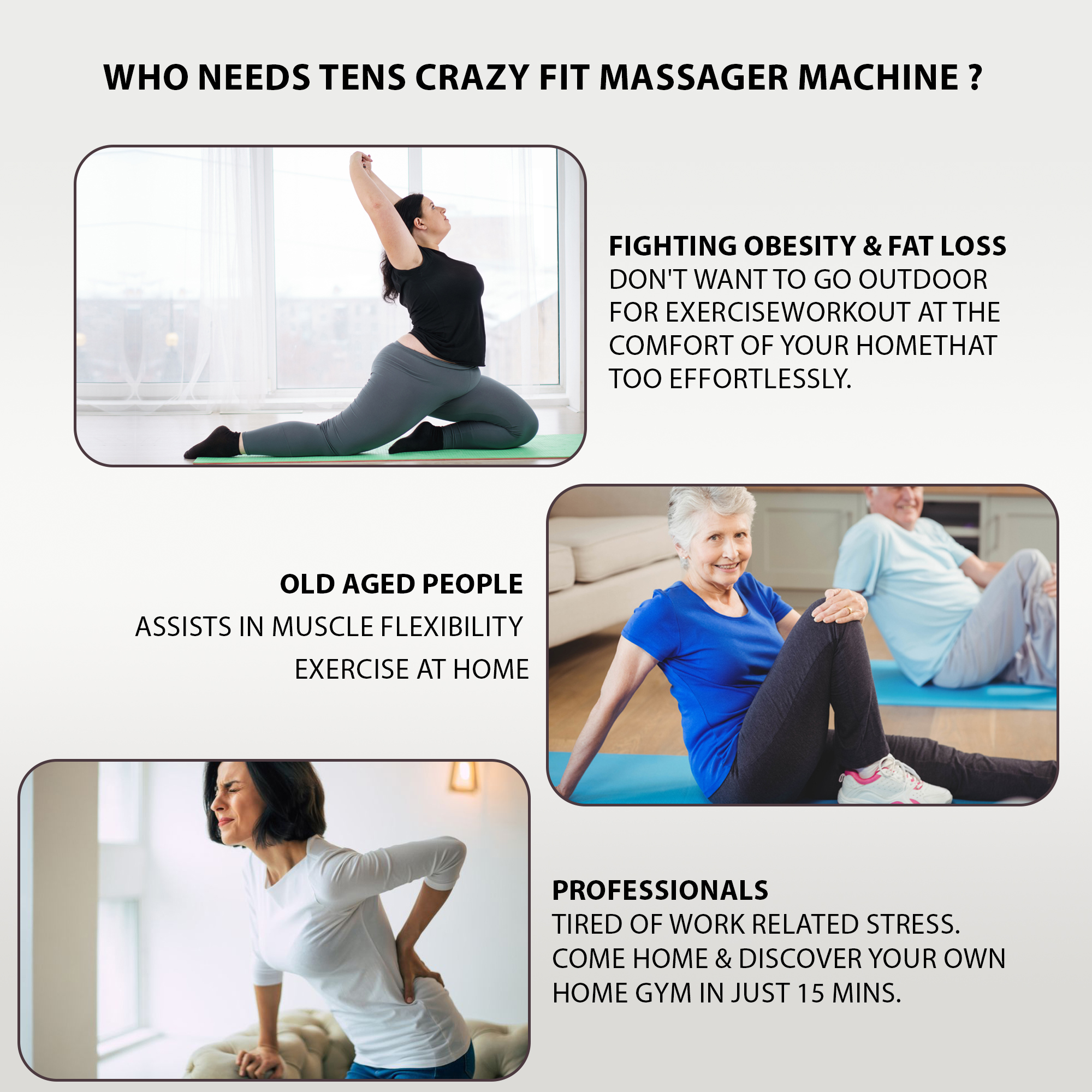 TENS Full Body Vibration Machine - Gallery