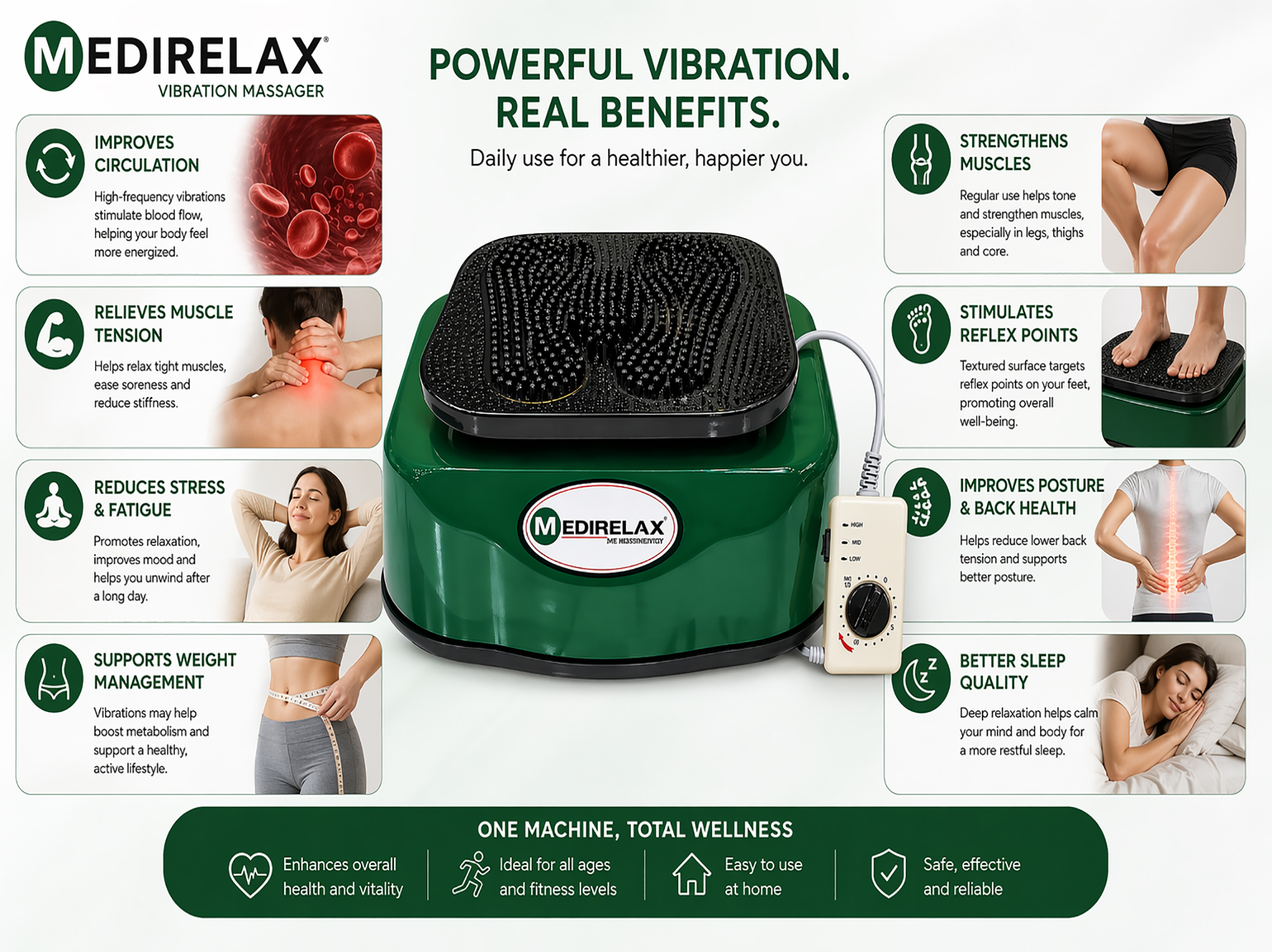Medirelax Vibration Massager - Gallery