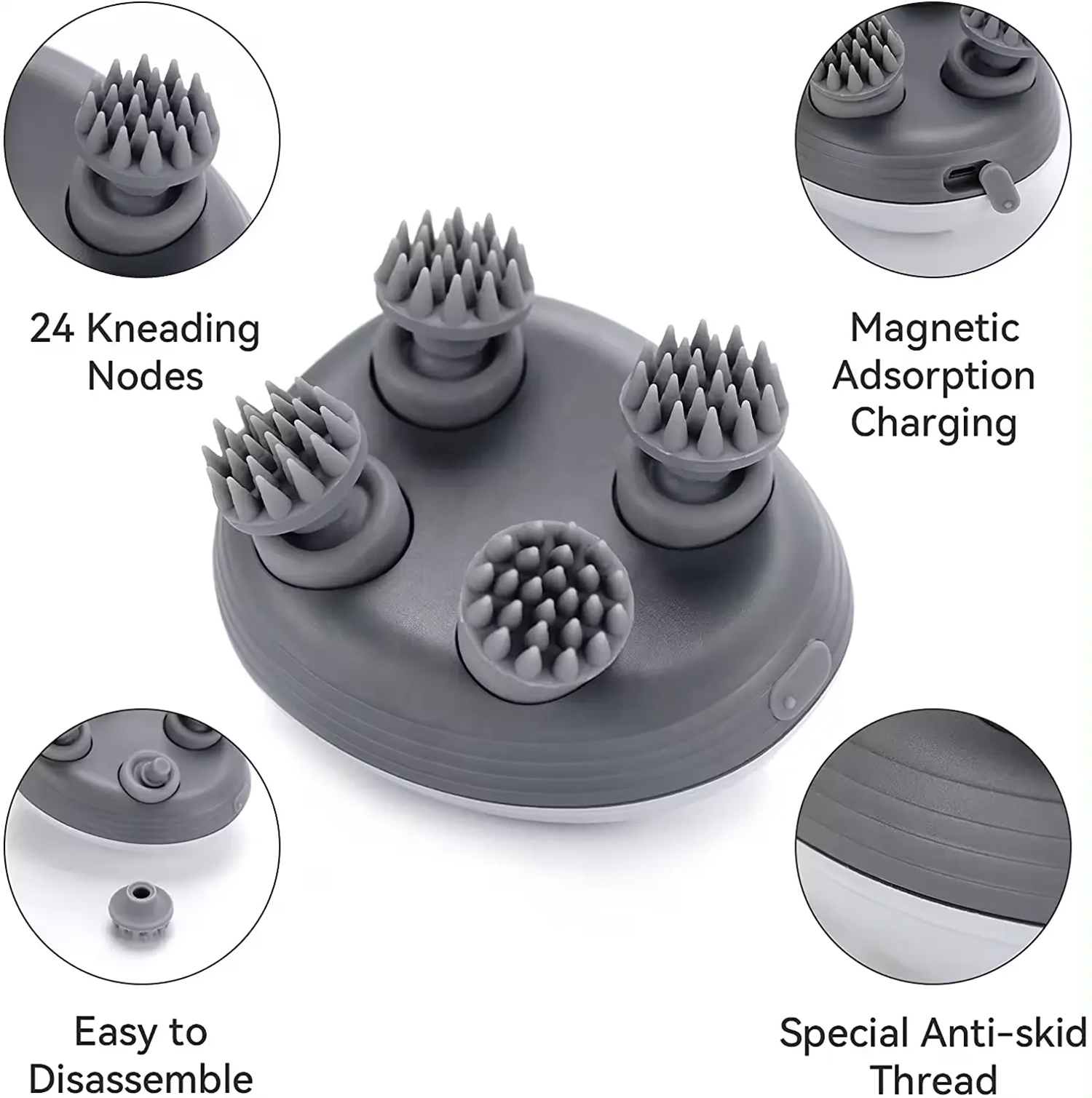 Electric Scalp Massager - Gallery