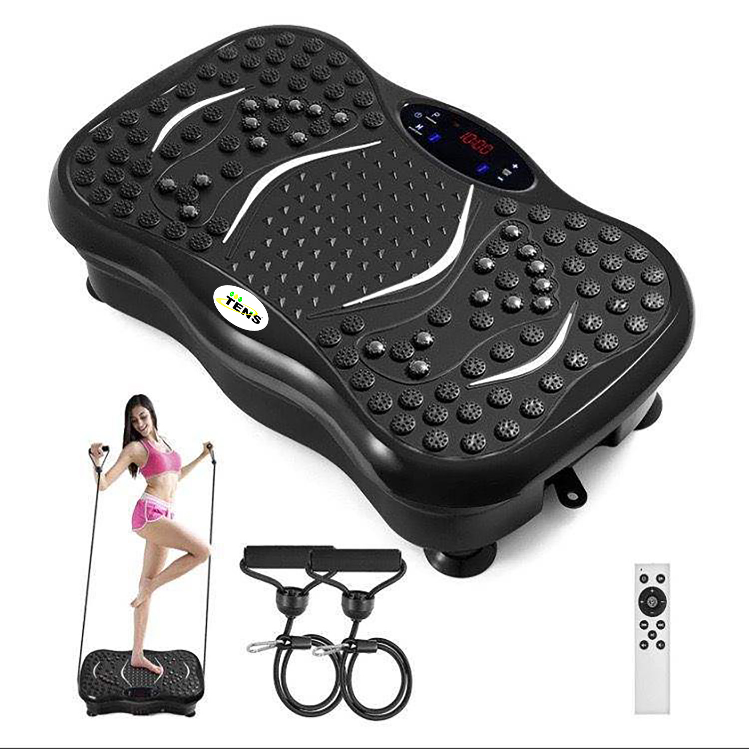 TENS Full Body Vibration Plate Fitness Massager - Gallery