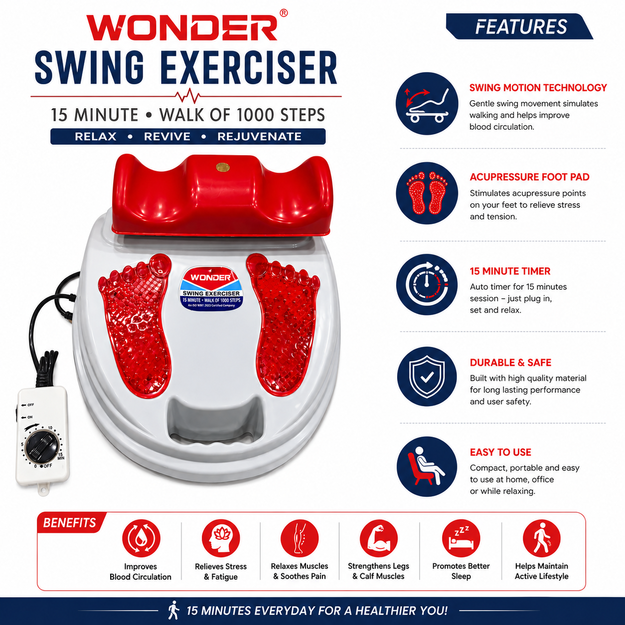 Wonder Full Body Swing Exercise Machine - Gallery