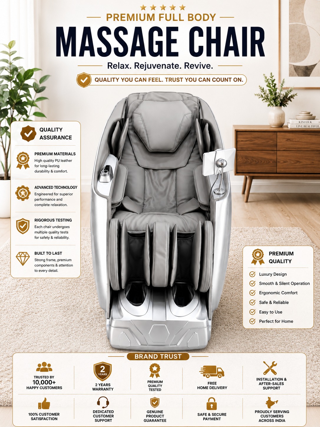 TENS ULTRA LUXURY 5D MASSAGE CHAIR - Gallery