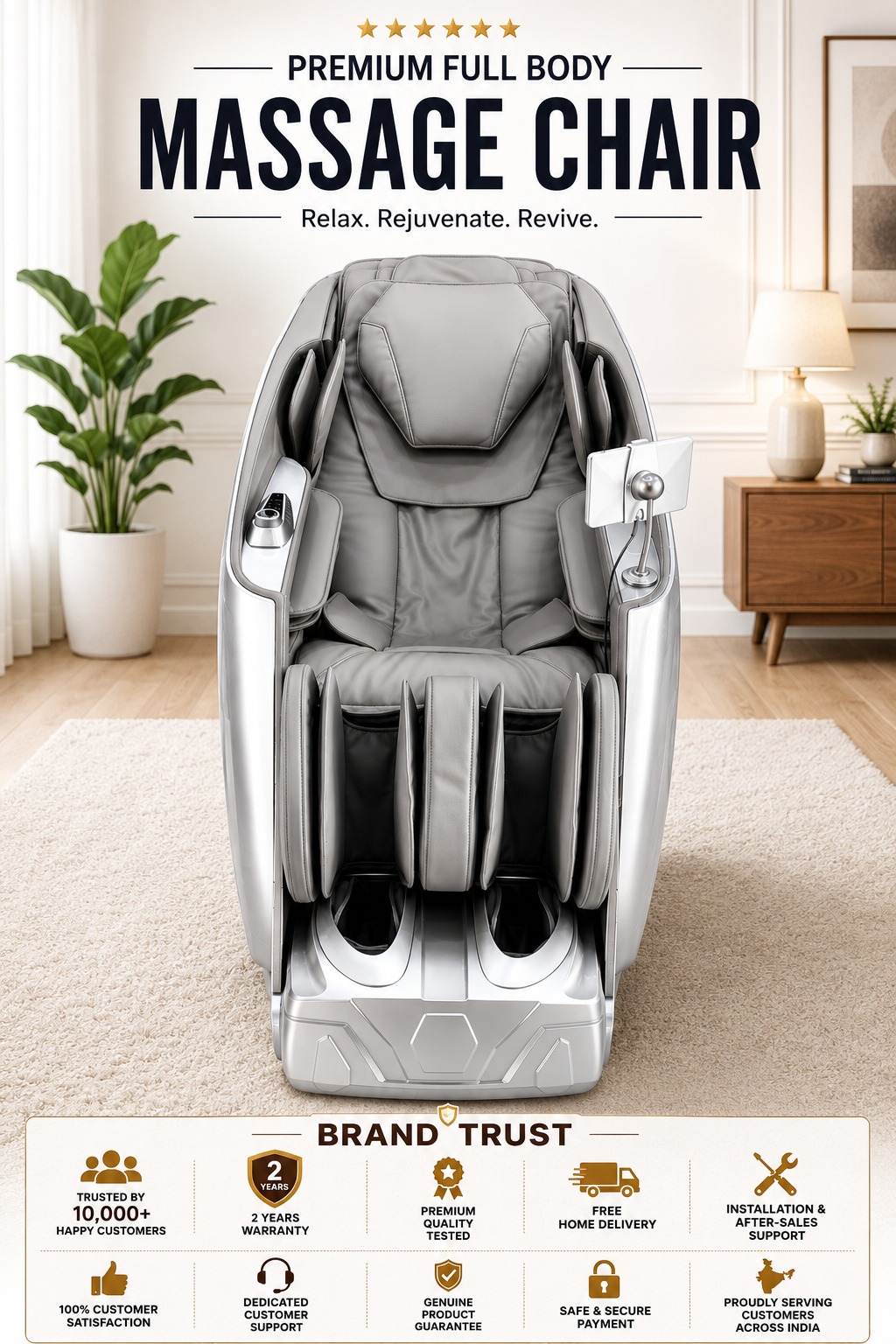 TENS ULTRA LUXURY 5D MASSAGE CHAIR - Gallery