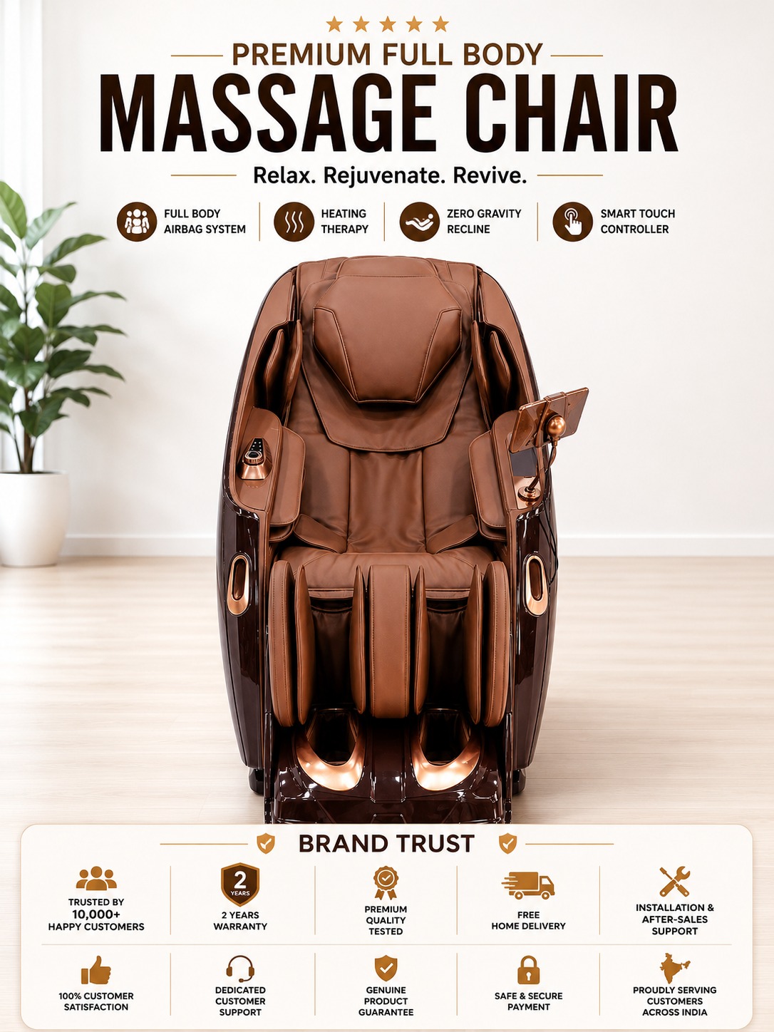 TENS ULTRA LUXURY 5D MASSAGE CHAIR - Gallery